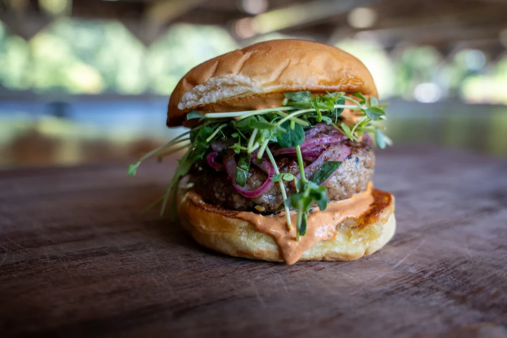 Mutton Burger | Carnation Farms Mutton Burger
